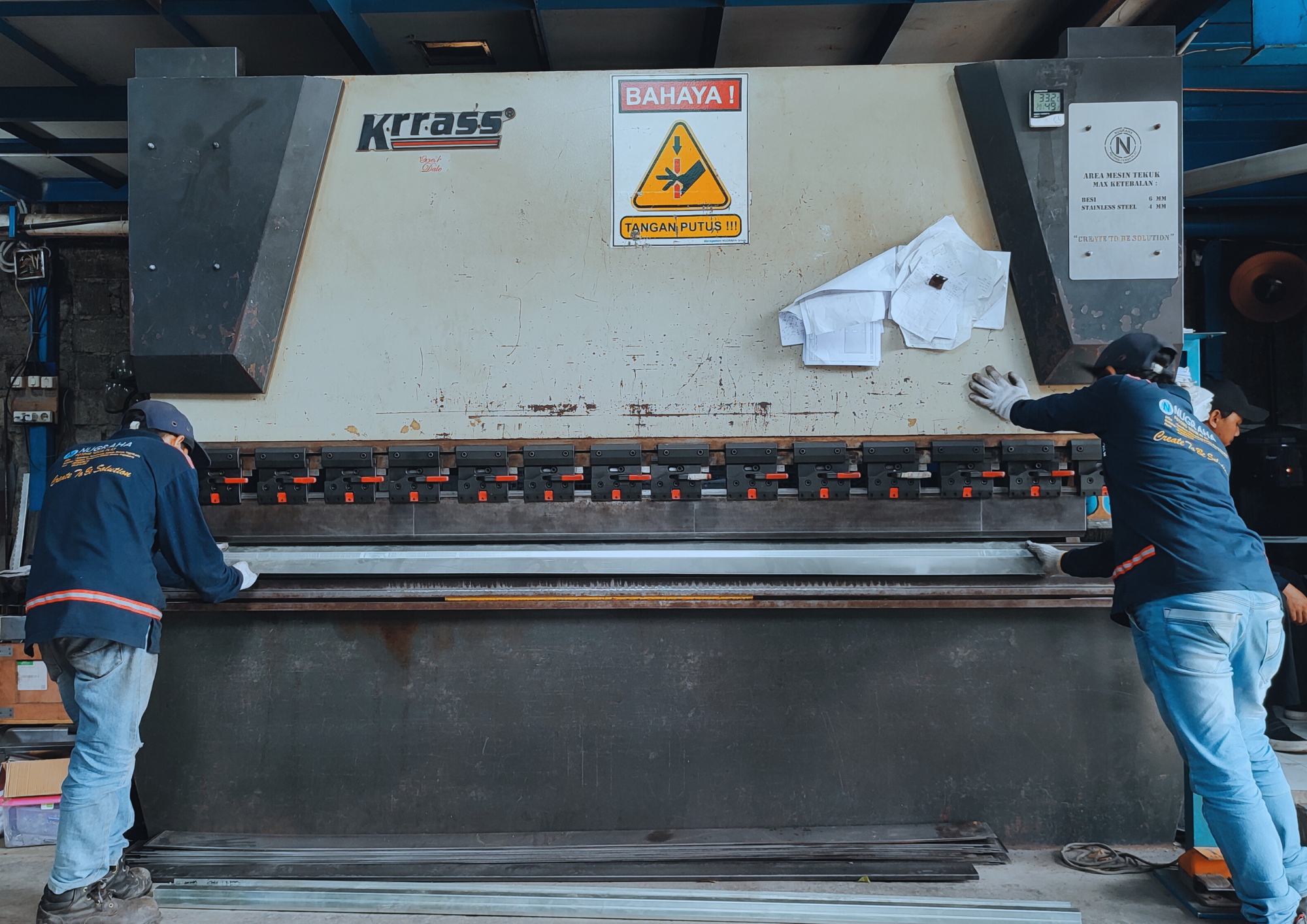Tekuk Plat Stainless